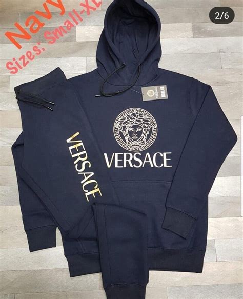 versace tracksuit men's price